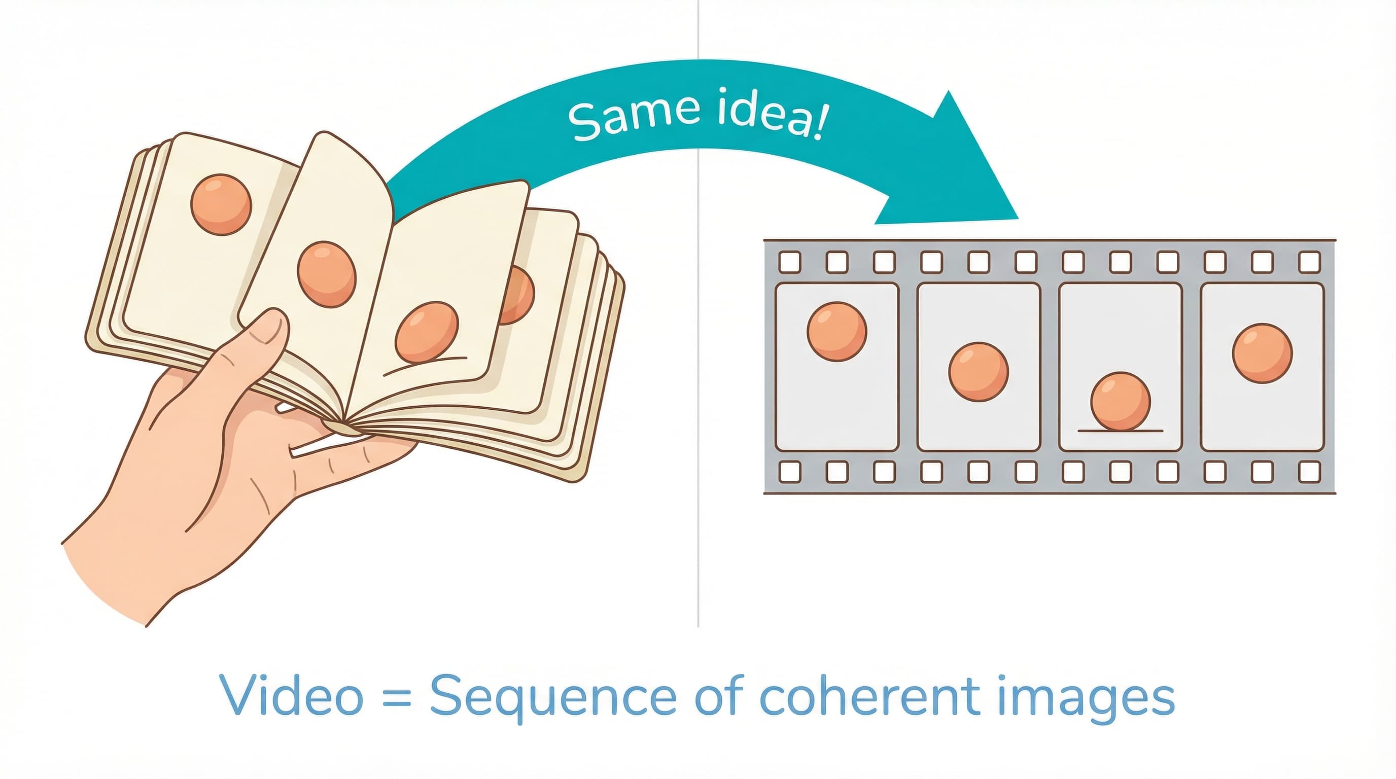 From Still to Motion: How Diffusion Models Learned to Generate Videos