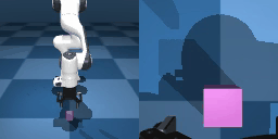 Before: flailing — the cube is rarely touched